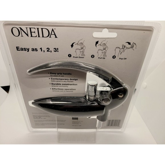 Oneida UNCORKit Premium Corkscrew - Included Extra Spiral BRAND NEW Wine Opener - Picture 3 of 4